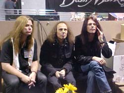 Craig Goldy, Ronnie James Dio and Rudy Sarzo