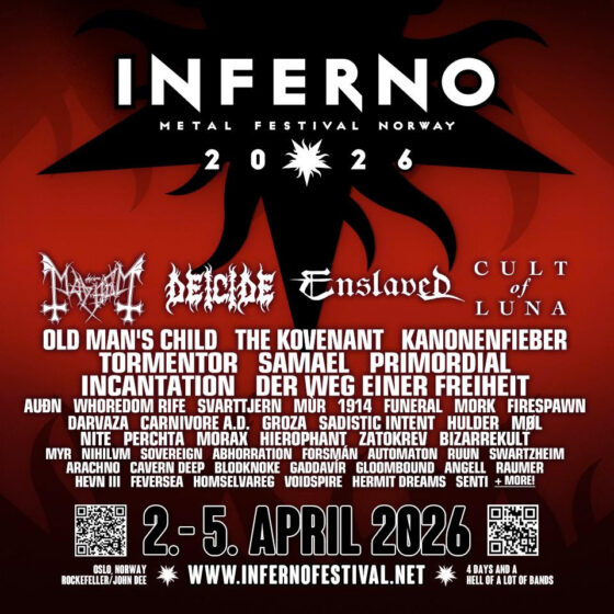 INFERNO FESTIVAL NORWAY 2026 Announces Final Lineup