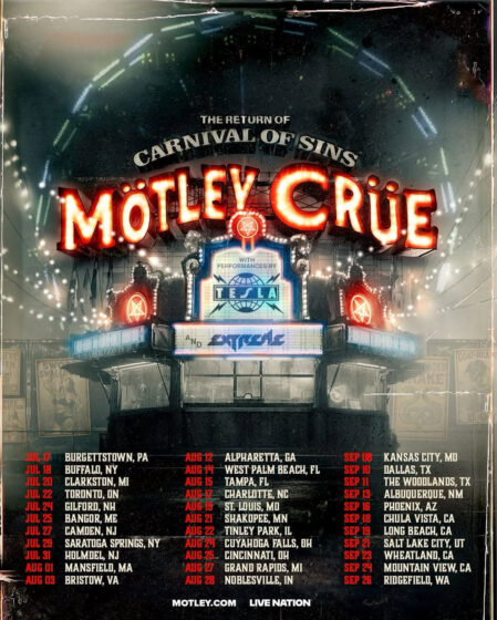 Mötley Crüe Announces Massive 2026 North American Tour