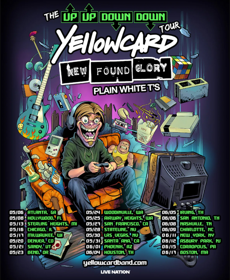 Yellowcard, New Found Glory And Plain White T’s Announce ‘The Up Up Down Down Tour’