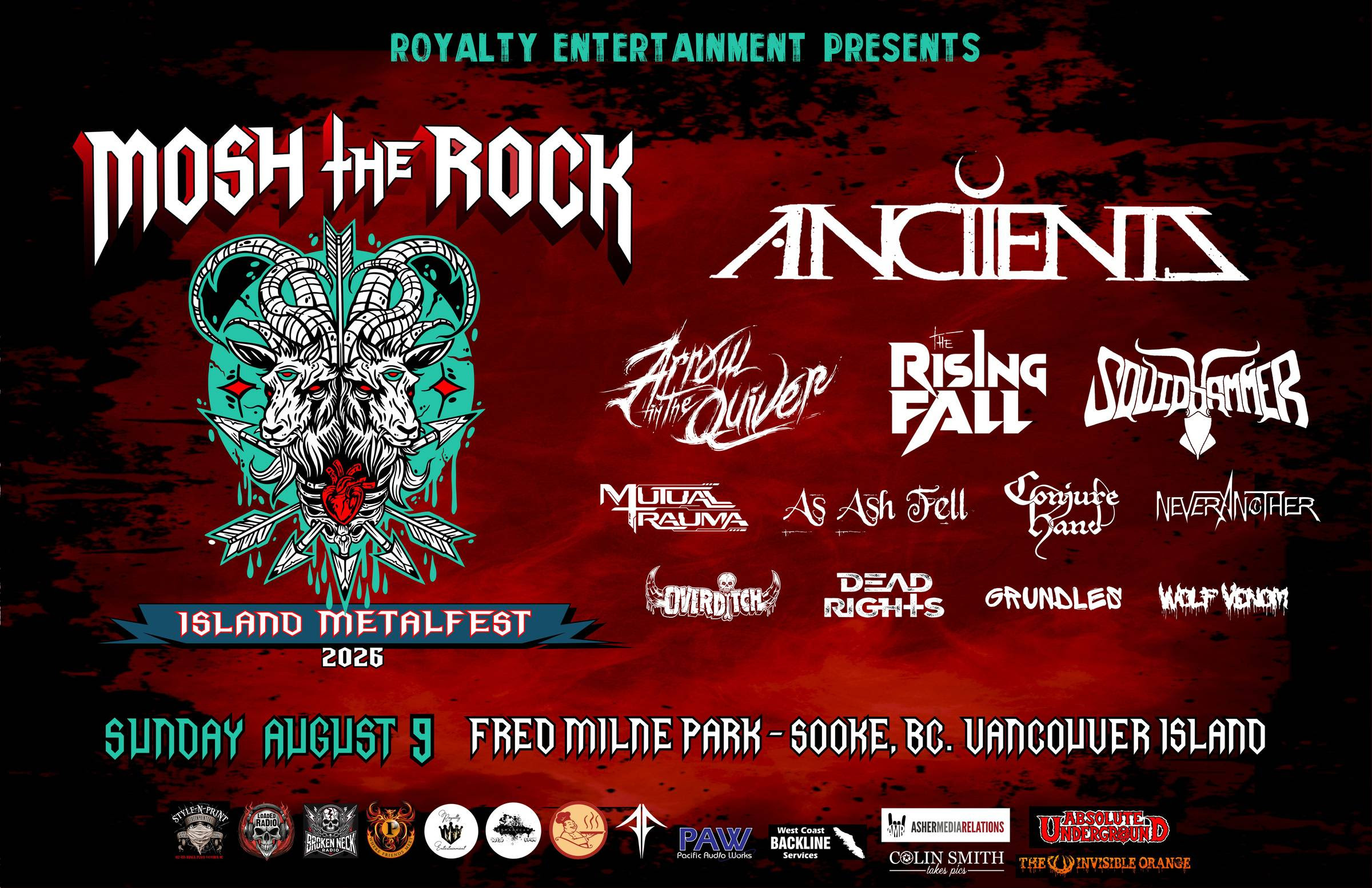 MOSH THE ROCK ISLAND METALFEST Announces 2026 Lineup