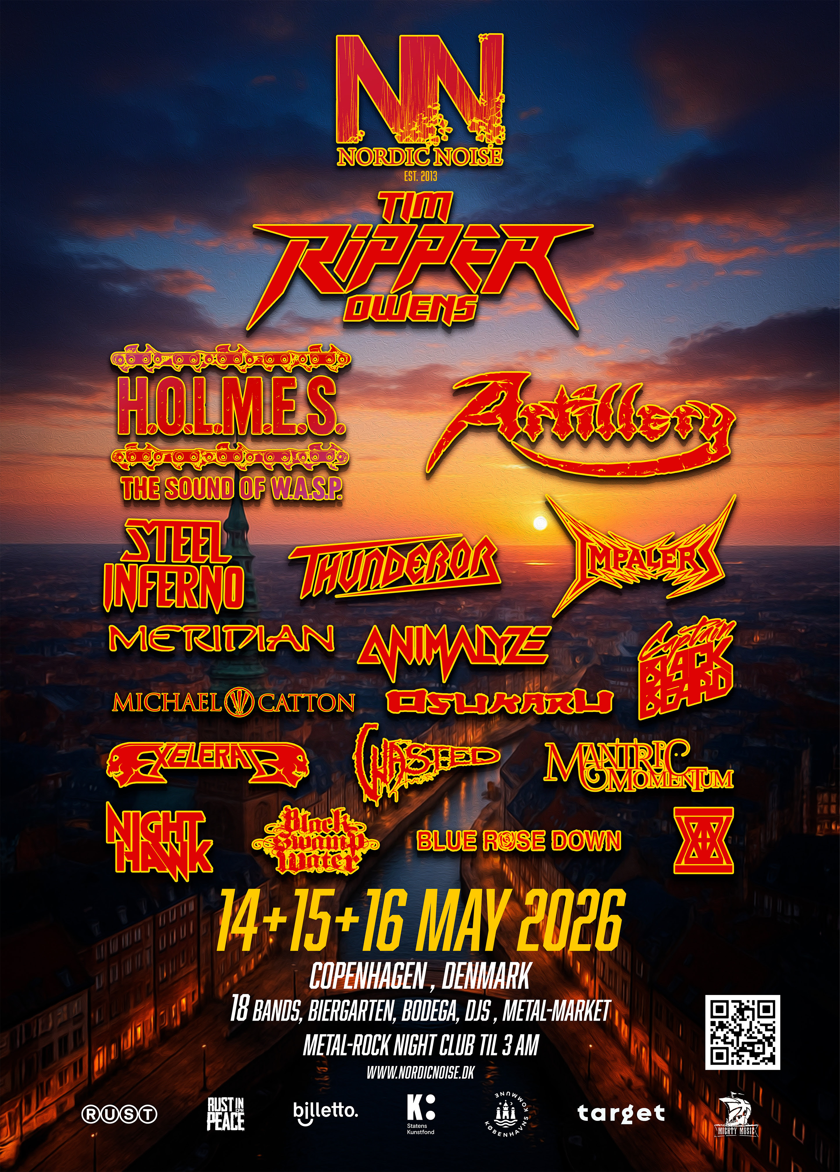 TIM “RIPPER” OWENS HEADLINES NORDIC NOISE 2026