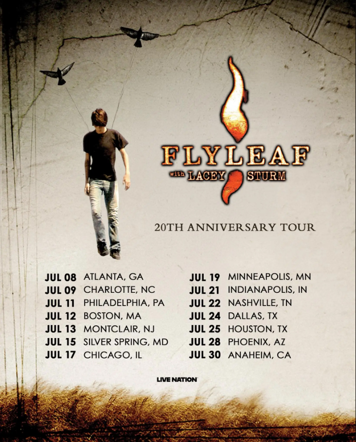 FLYLEAF Announces 20th Anniversary Tour With Lacey Sturm