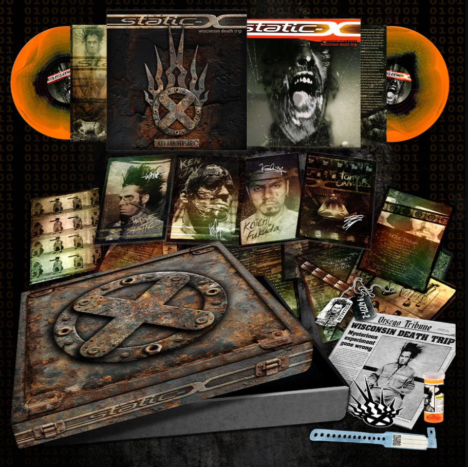 Album Review: STATIC-X ‘Wisconsin Death Trip’ 25th Anniversary Corrosive Edition Vinyl Box Set W/Unboxing Video