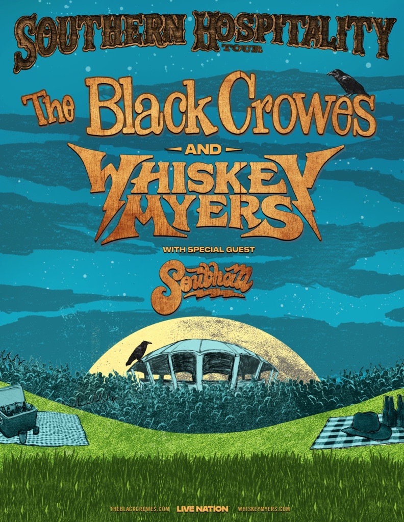 THE BLACK CROWES, WHISKEY MYERS Announce Massive Co-Headlining ‘Southern Hospitality’ Tour