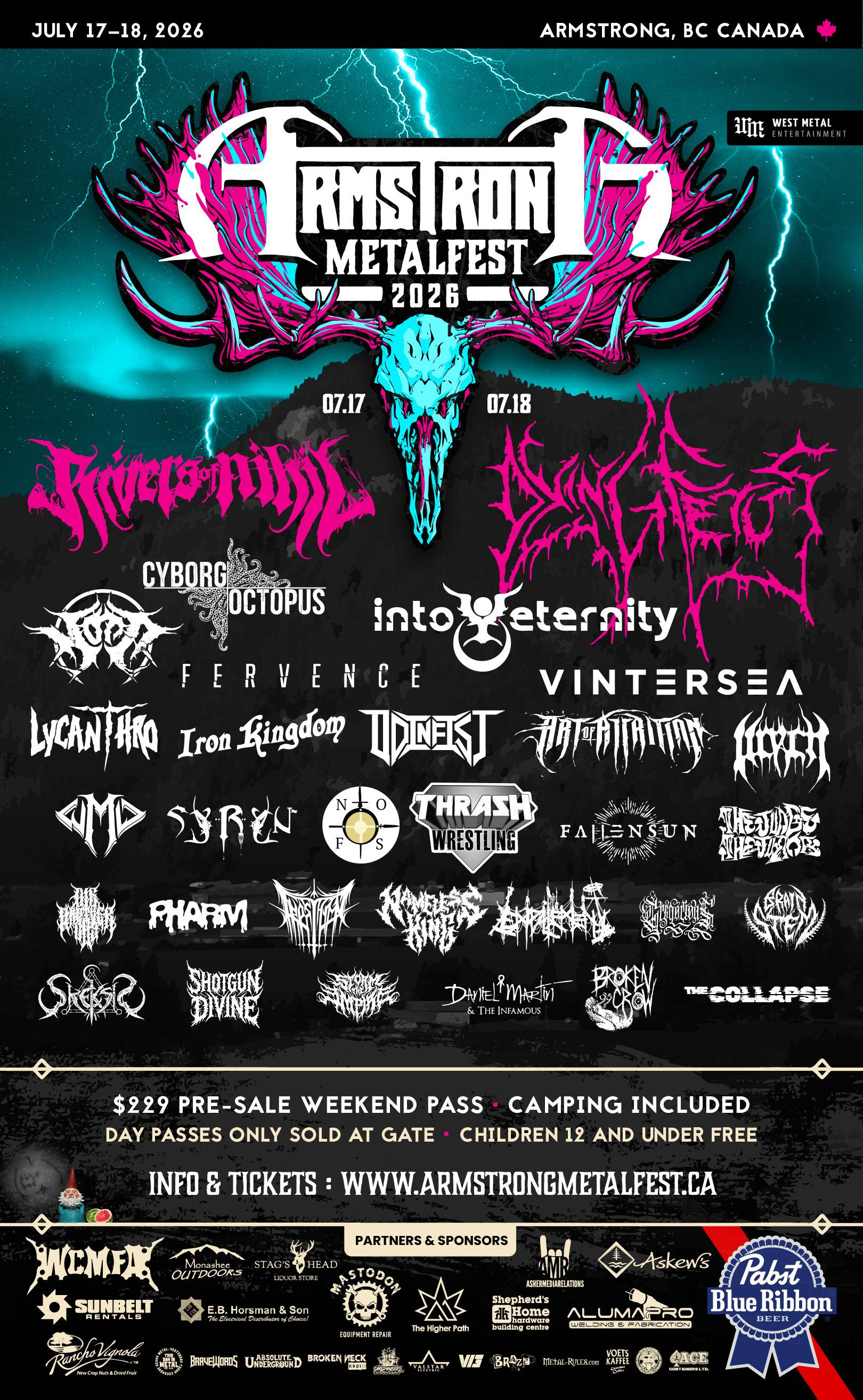 ARMSTRONG METALFEST Announces 2026 Lineup