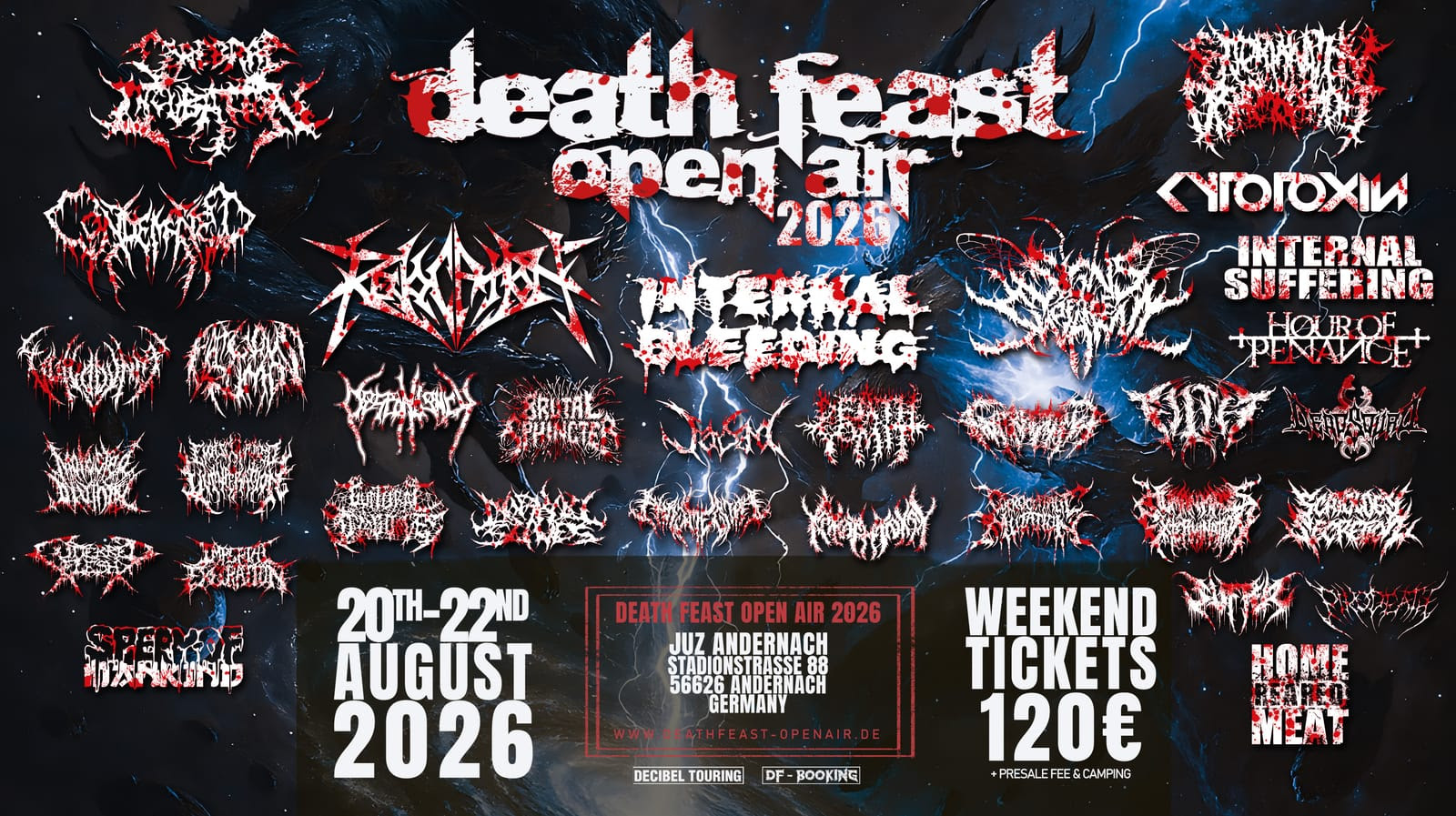 DEATHFEAST OPEN AIR 2026 Reveals Complete Lineup