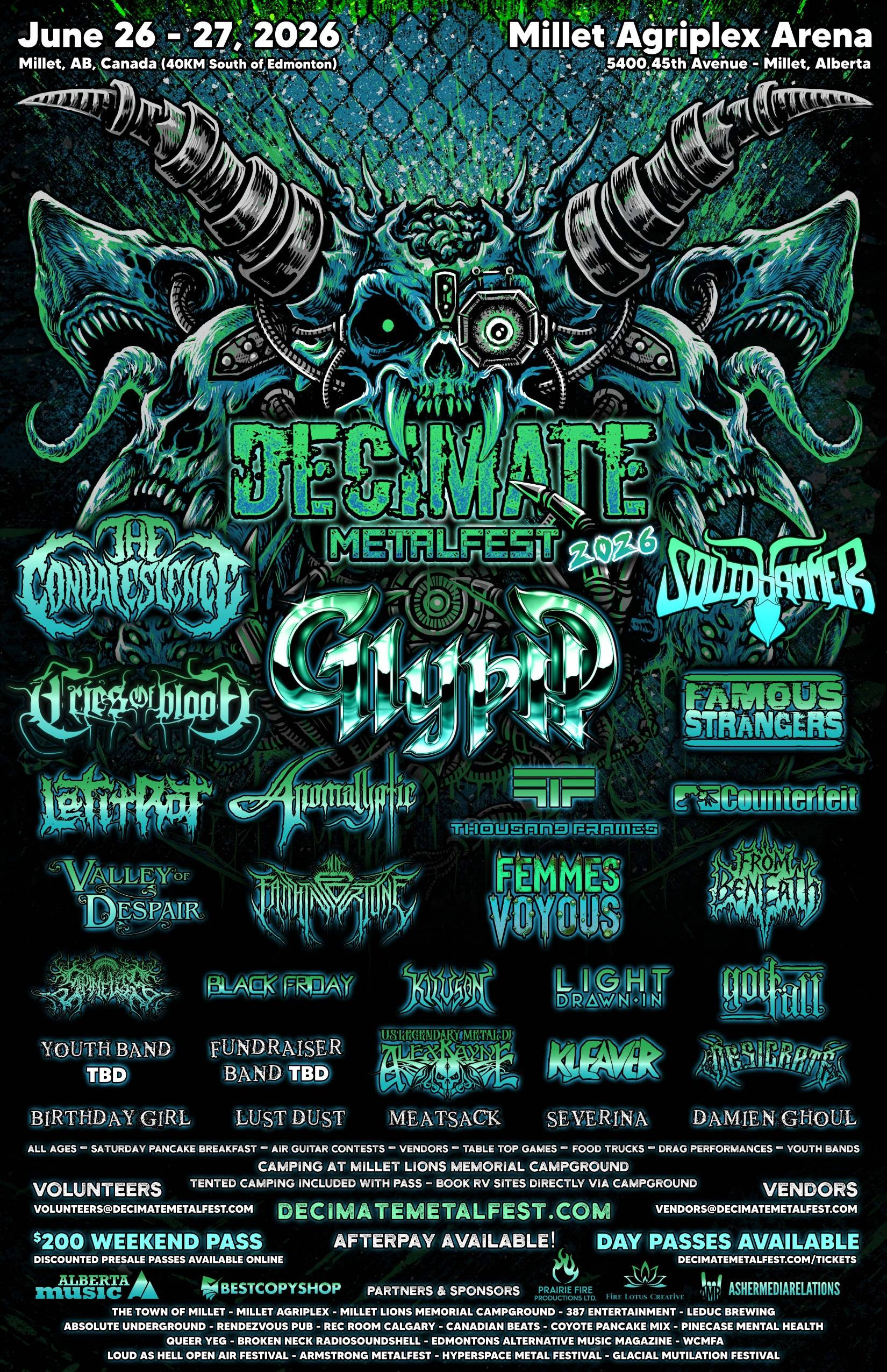 DECIMATE METALFEST Announces 2026 Lineup