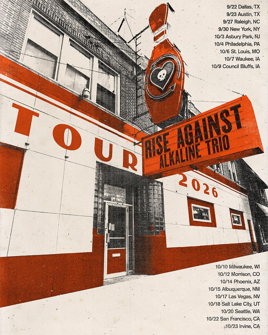 RISE AGAINST ANNOUNCE FALL U.S. TOUR DATES