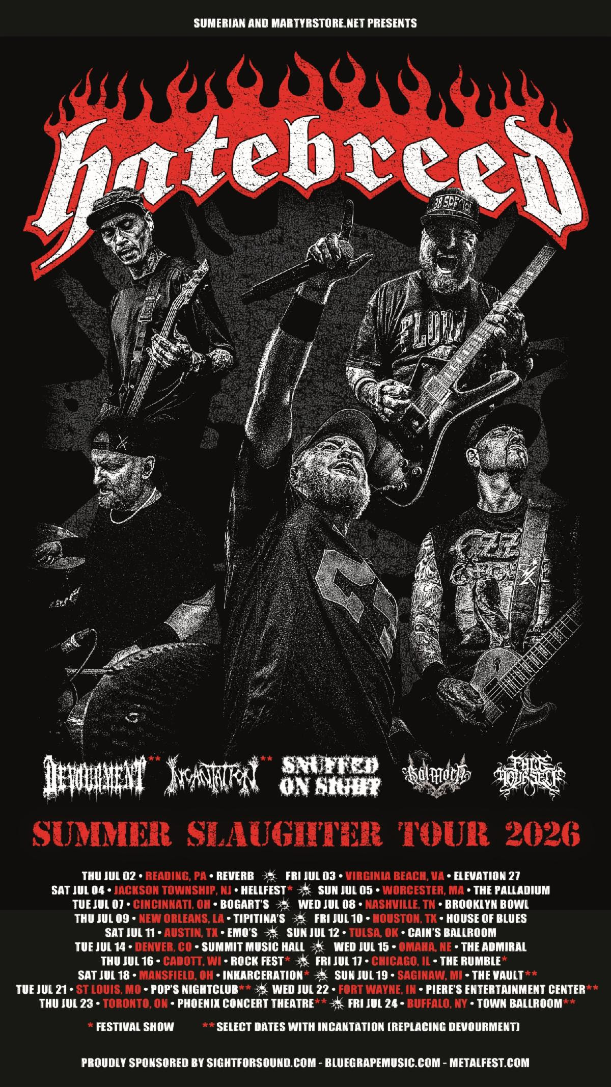 SUMMER SLAUGHTER 2026 Lineup Revealed