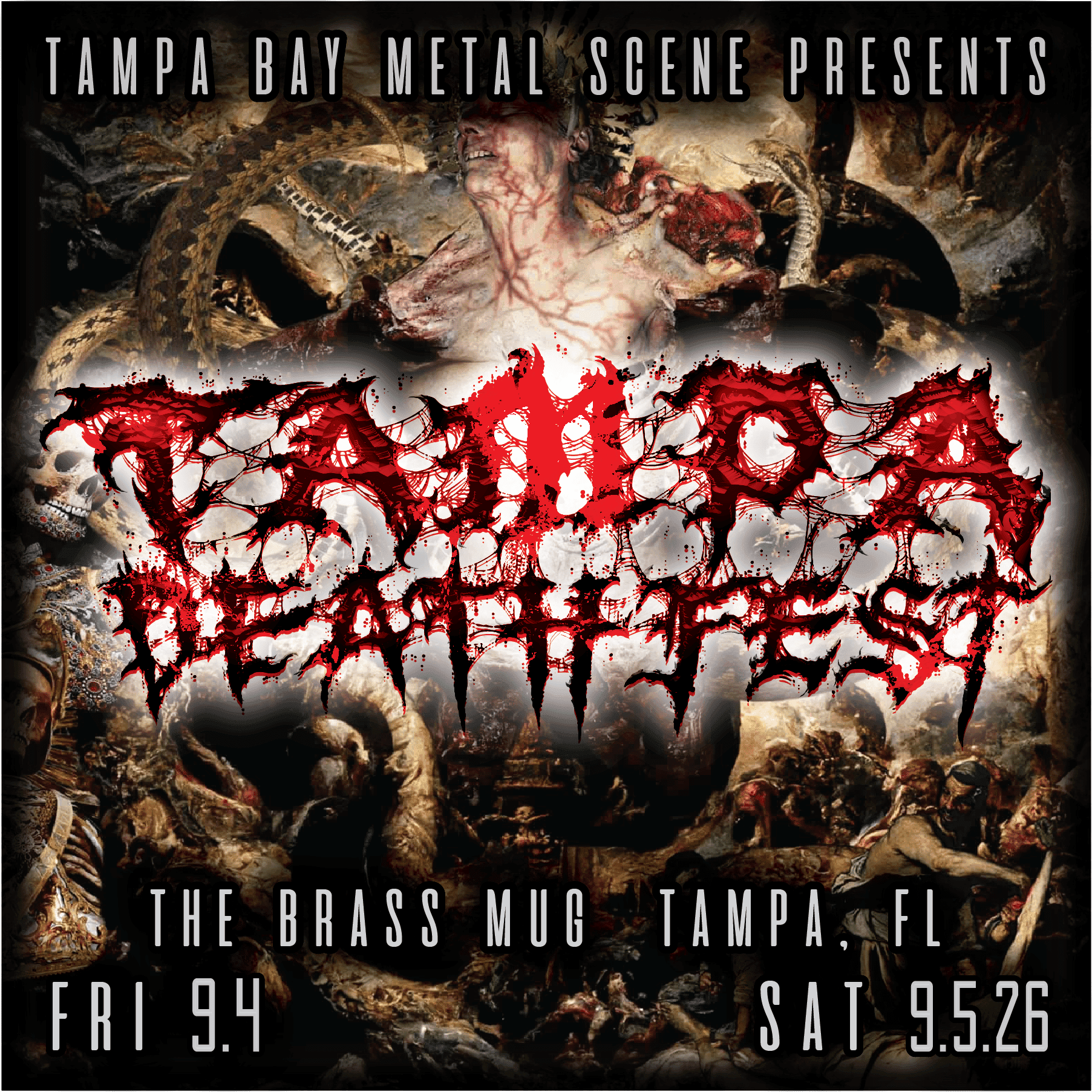 TAMPA DEATH FEST Announces Band Submissions For 2026 Lineup