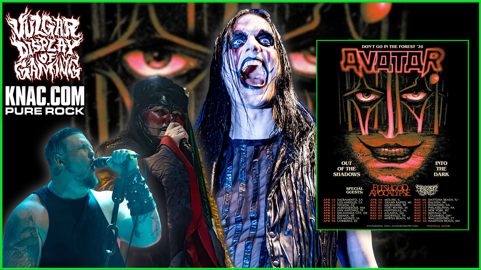 AVATAR, FLESHGOD APOCALYPSE, FROZEN SOUL In Los Angeles, CA With Photos!