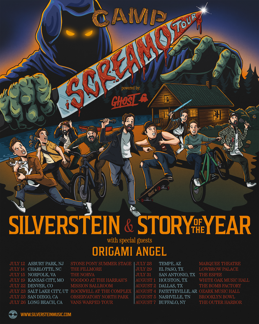 SILVERSTEIN + STORY OF THE YEAR  Announce Camp Screamo Co-Headline Tour