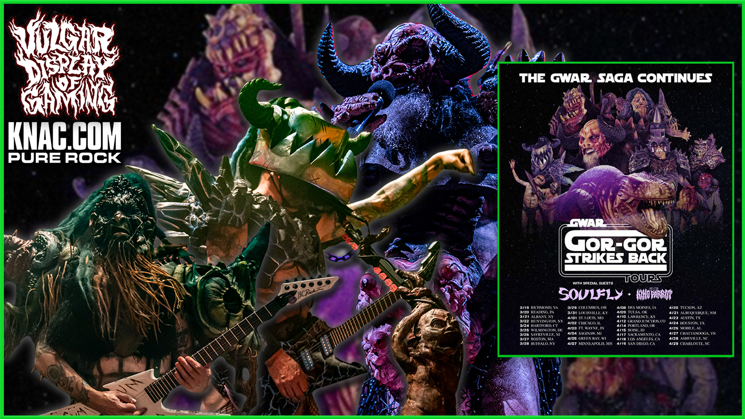 GWAR, SOULFLY, KING PARROT In Los Angeles, CA With Photos And Bonus Interview With MATT YOUNG From KING PARROT!
