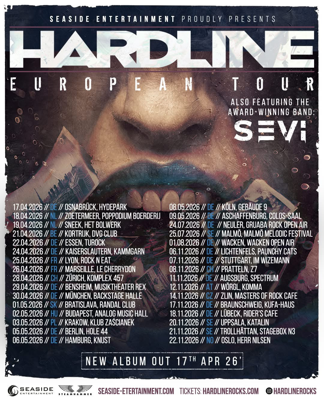 HARDLINE Share New Album Title Track Video For “Shout”