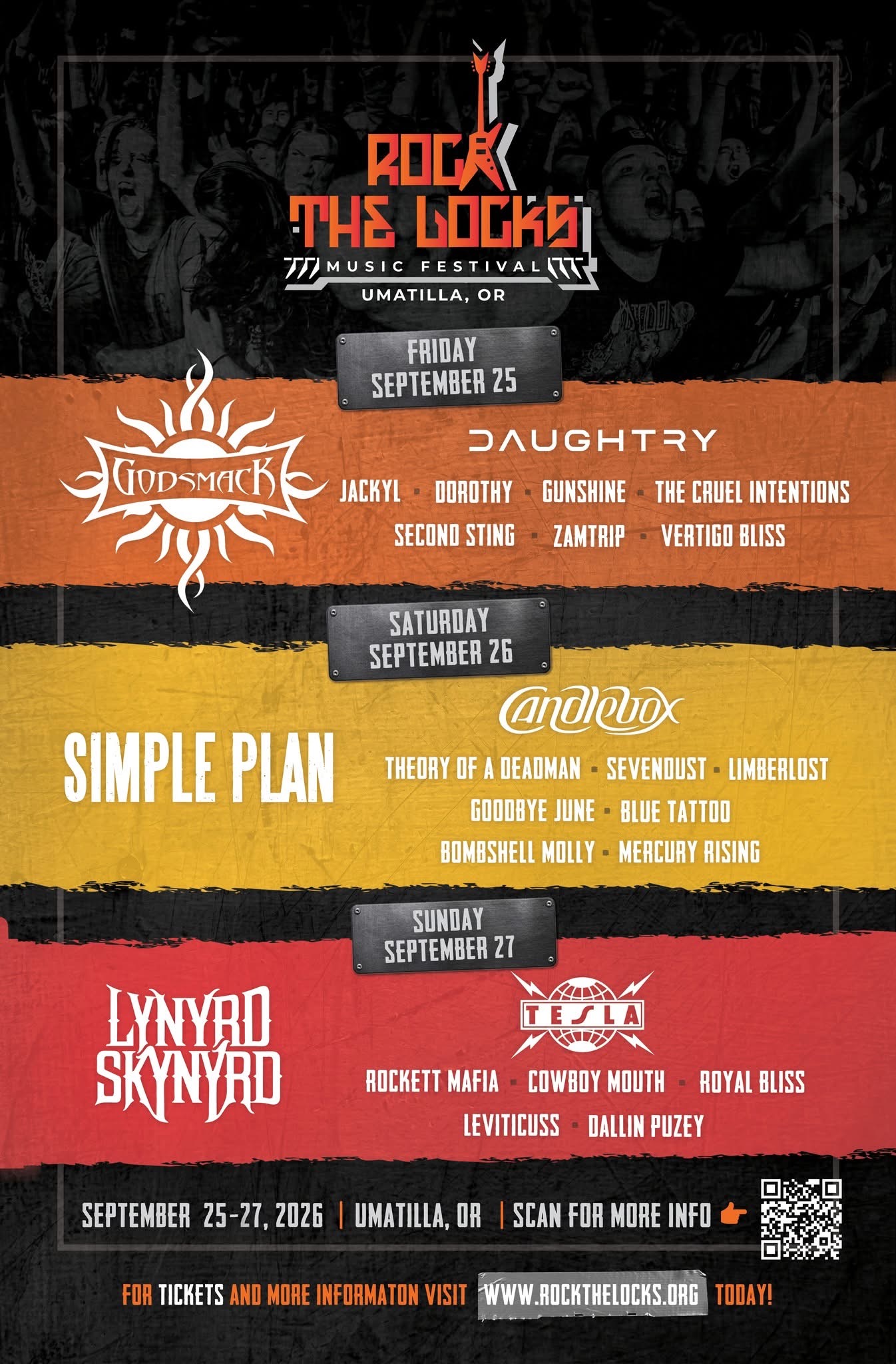 ROCK THE LOCKS Festival Unveils 2026 Band Lineup