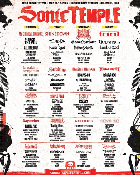 SONIC TEMPLE ART & MUSIC FESTIVAL Announces Music Set Times, Special After-Parties & Additional Art Experiences