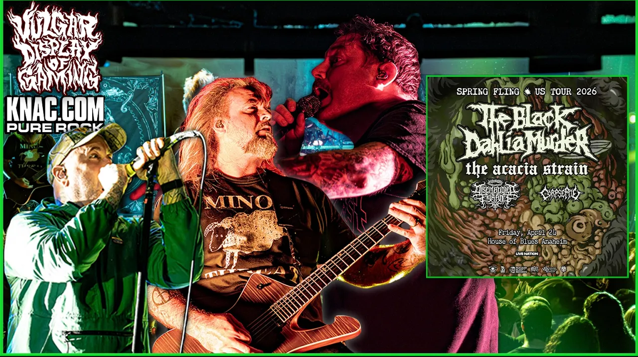 THE BLACK DAHLIA MURDER, THE ACACIA STRAIN, DISEMBODIED TYRANT, CORPSE PILE In Anaheim, CA With Photos!