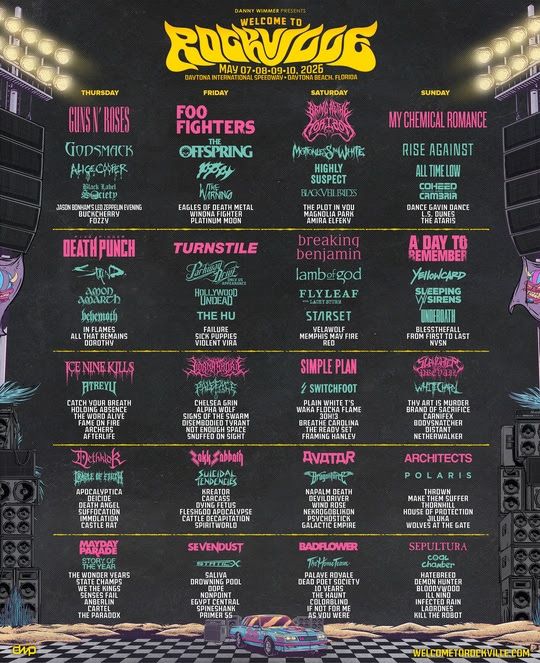 WELCOME TO ROCKVILLE Reveals Band Performance Times