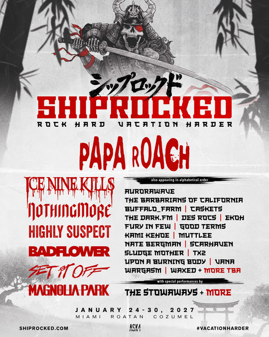 SHIPROCKED Reveals 2027 Band Lineup
